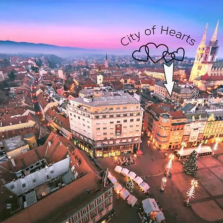 Apartments City Of Hearts 1 & 2 Záhřeb Exteriér fotografie
